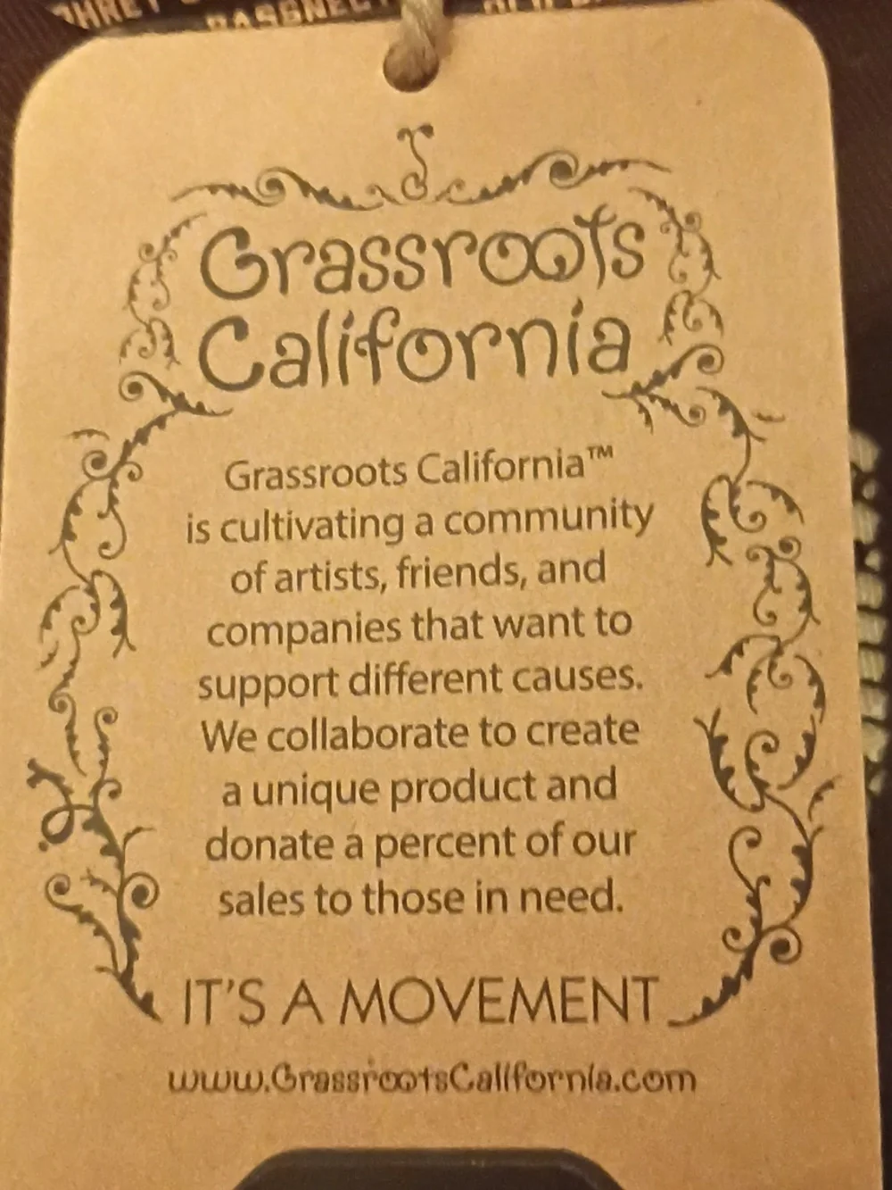 Grassroots California Classic Collection Snap Back Flat Brim Hat